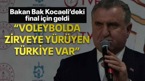 Bakan Bak: Voleybolda zirveye yürüyen Türkiye var